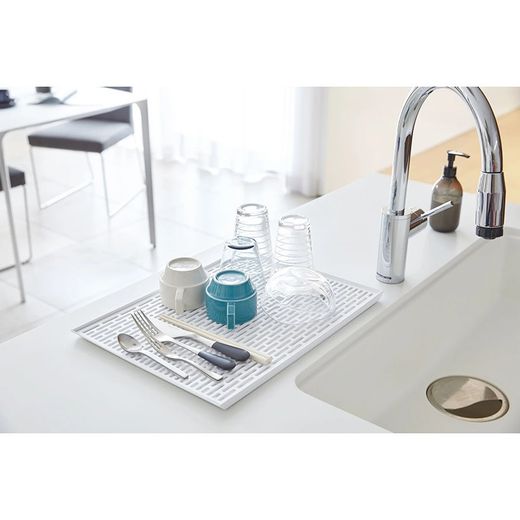 Escurridor de ABS en blanco, 42,5 x 30 x 1,5 cm | Tower