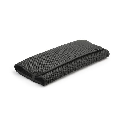 Zwarte polyester wringer, 61 x 46 x 4 cm | droog