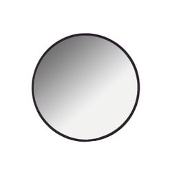 Espejo de metal en negro, 60 x 6 x 60 cm | Geokel