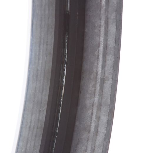 Espejo de metal en negro, 60 x 6 x 60 cm | Geokel