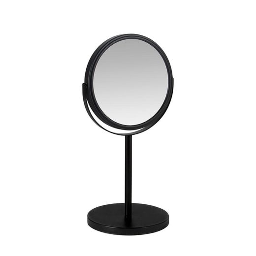 Espejo de pie x10 de metal en negro mate, 18,5 x 15 x 34,5 cm | Metal