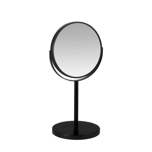 Espejo de pie x7 de metal en negro mate, 18,5 x 15 x 34,5 cm | Metal