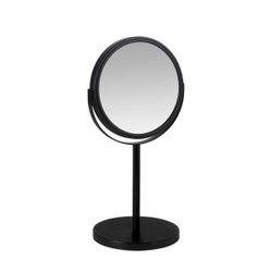 Espejo de pie x7 de metal en negro mate, 18,5 x 15 x 34,5 cm | Metal