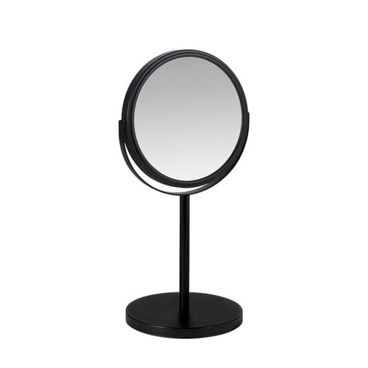 Espejo de pie x7 de metal en negro mate, 18,5 x 15 x 34,5 cm | Metal