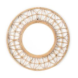 Spiegel aus natürlichem Rattan, Ø70 x 2 cm