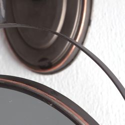 IJzeren spiegel 35x12x50 cm