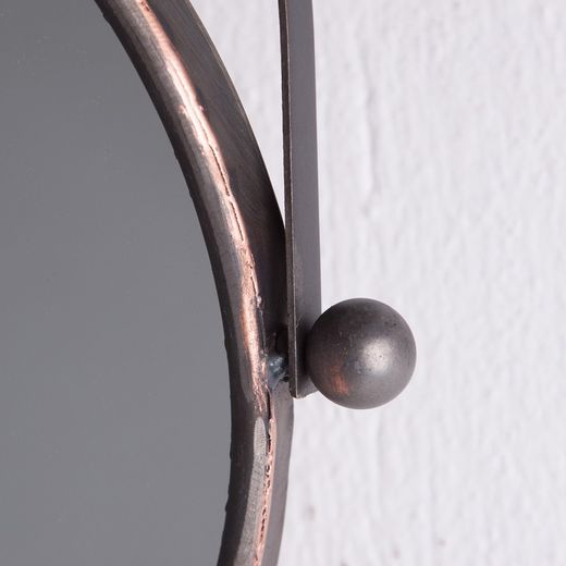 IJzeren spiegel 35x12x50 cm