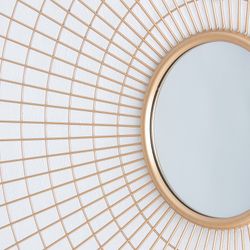 IJzeren spiegel 91x91 cm