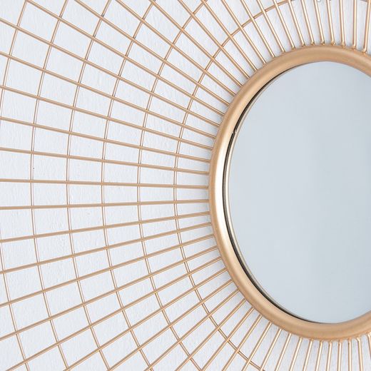 IJzeren spiegel 91x91 cm