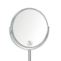 Mirror Standing x7 Chrome Magnification, Ø19,5x35cm