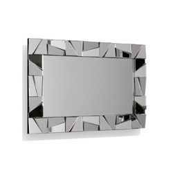 Miroir mural rectangulaire. Cadre miroir en relief 120 x 77 x 3,5 cm