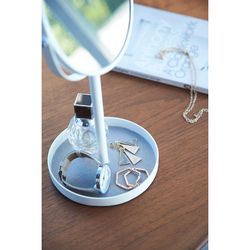Vanity mirror made of steel and mirror in white, 33 x 17.5 x 14 cm | Tower