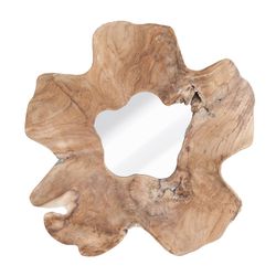 URAMA Spiegel aus natürlichem Suar-Holz, 52x13x60 cm.