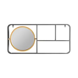 Iron Varese mirror, 74x12x35 cm