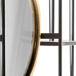 Iron Varese mirror, 74x12x35 cm