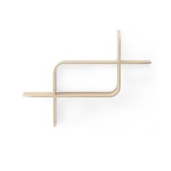 Półka z drewna kauczukowego w kolorze naturalnym, 62 x 15 x 47 cm | montowanie