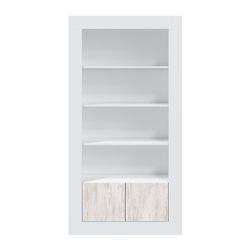 Complete living room white and natural Baltik, 3 pieces.