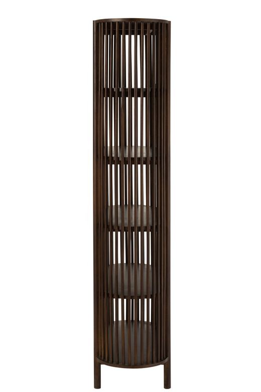 CONIE Donkerbruin Mangohouten Plank, 31x38x190 cm