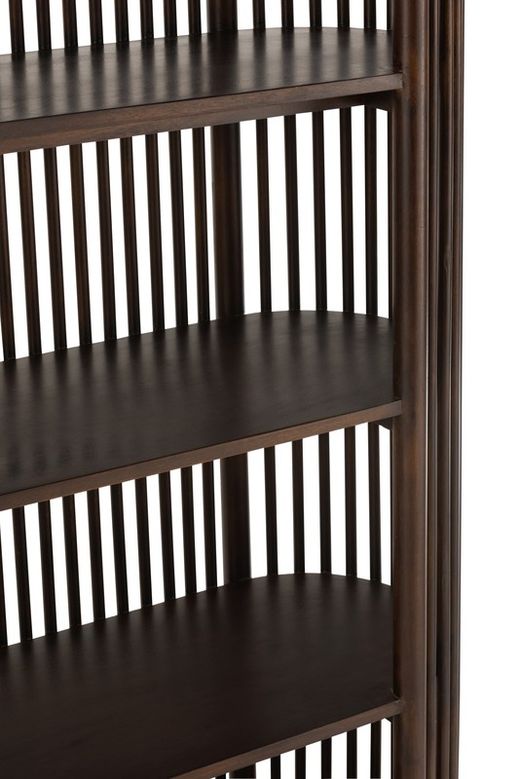 CONIE Donkerbruin Mangohouten Plank, 31x38x190 cm