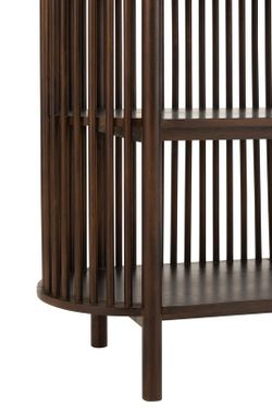 CONIE Donkerbruin Mangohouten Plank, 31x38x190 cm