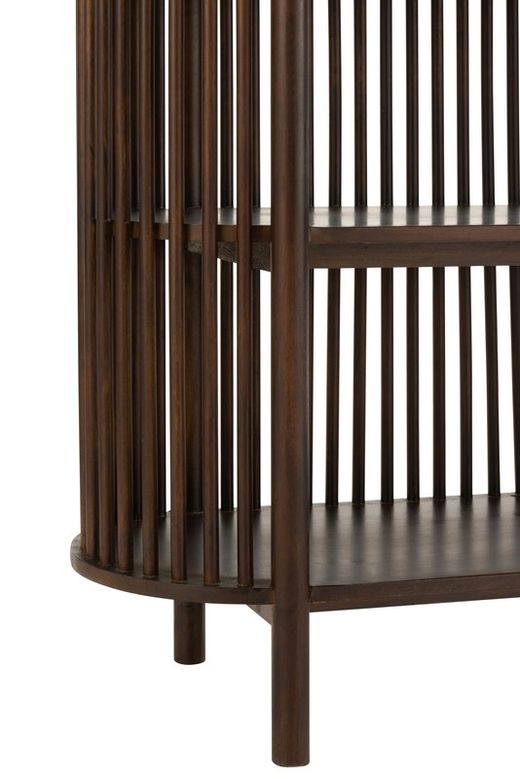 CONIE Donkerbruin Mangohouten Plank, 31x38x190 cm