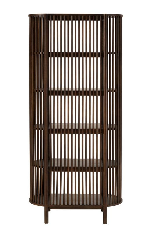 CONIE Donkerbruin Mangohouten Plank, 31x38x190 cm