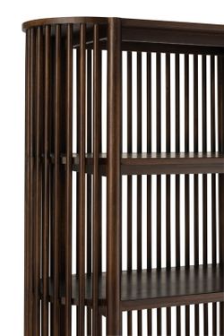 CONIE Donkerbruin Mangohouten Plank, 31x38x190 cm