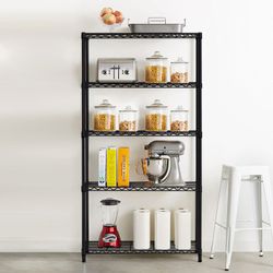 Scaffale in ferro nero, 56 x 35 x 160 cm | Klaus