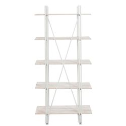 Estantería de madera 5 estantes, 87x42x182 cm