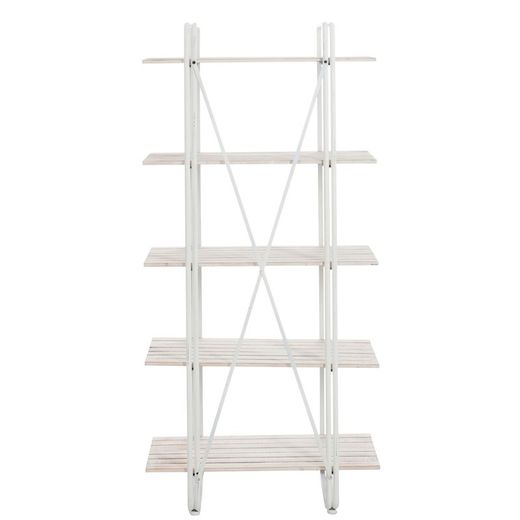 Estantería de madera 5 estantes, 87x42x182 cm