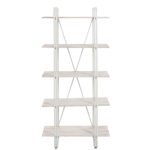 Estantería de madera 5 estantes, 87x42x182 cm