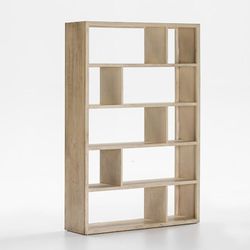 Etagère en bois blanc, 120x34x180 cm