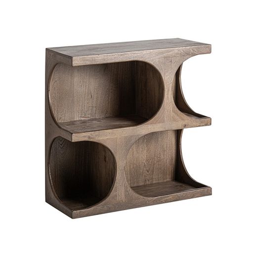 Estantería de madera de mango en marrón, 90 x 40 x 90 cm | Takala