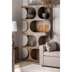 Mango wood shelf in brown, 90 x 40 x 90 cm | Takala