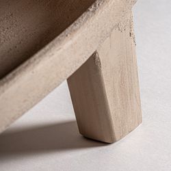 Mango wood shelving unit in light brown, 120 x 38 x 132 cm | Werle