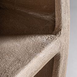 Mango wood shelving unit in light brown, 120 x 38 x 132 cm | Werle