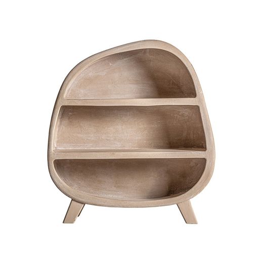 Mango wood shelving unit in light brown, 120 x 38 x 132 cm | Werle