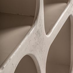 Ράφι από ξύλο μάνγκο σε ανοιχτό καφέ, 80 x 35 x 80 cm | Κότκα