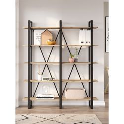 Houten plank in zwart en naturel, 150 x 34,5 x 180 cm | herleven