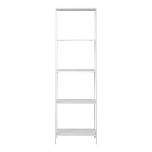 White wood and steel shelving unit, 51 x 36 x 170 cm | Vita
