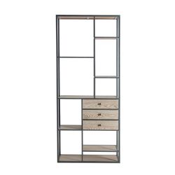 Estantería Ersa Madera/Hierro 76x33x177 cm