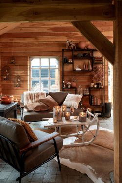 FIEN Shelf in Mango Wood and Dark Brown/Black Iron, 119.5x30x195.5 cm