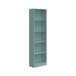Aquamarine wooden shelf, 52x25x180 cm | I-JOY