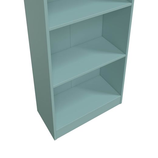 Aquamarine wooden shelf, 52x25x180 cm | I-JOY