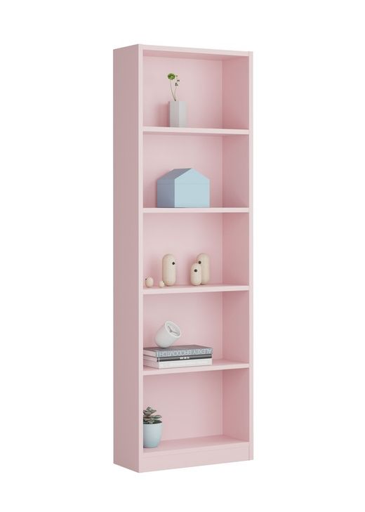 Bureau de la jeunesse rose pastel | I-Joy, 2 pièces
