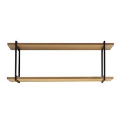 Set van 2 natuurlijke akoestische panelen van 120 cm hoog en 1 plank L | akoestisch geluid