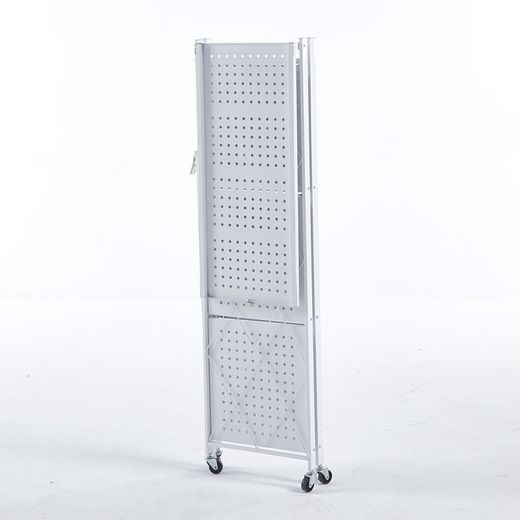 White steel folding shelf, 71.5 x 36 x 122.5 cm | Kim