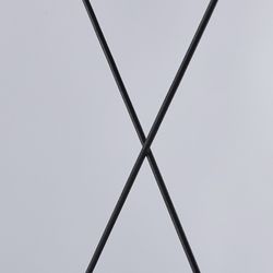 Πτυσσόμενο μαύρο ράφι από χάλυβα, 71,5 x 36 x 122,5 cm | Κιμ