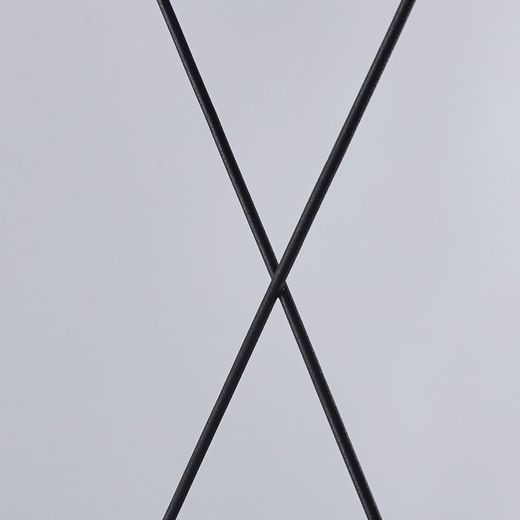Πτυσσόμενο μαύρο ράφι από χάλυβα, 71,5 x 36 x 122,5 cm | Κιμ