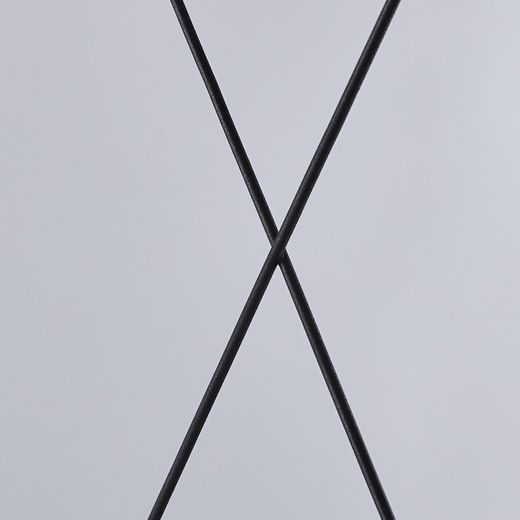 Folding black steel shelf, 71.5 x 36 x 84 cm | Kim